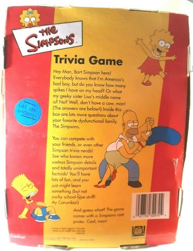 The Simpsons Trivia Game 2 (Used / Complete) - Picture 2 of 6