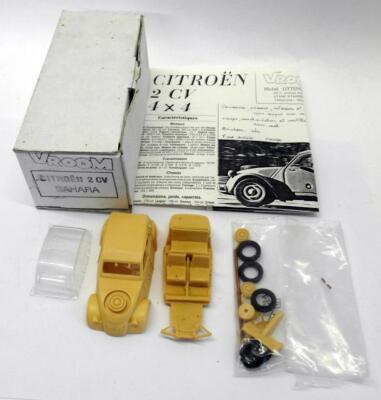 Rare Top ! Vroom Kit Resine 1:43 Citroen 2Cv Sahara