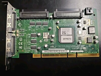Dell FP874 0FP874 Dual Channel SCSI Network RAID Host Controller PCI-X Card (C1)