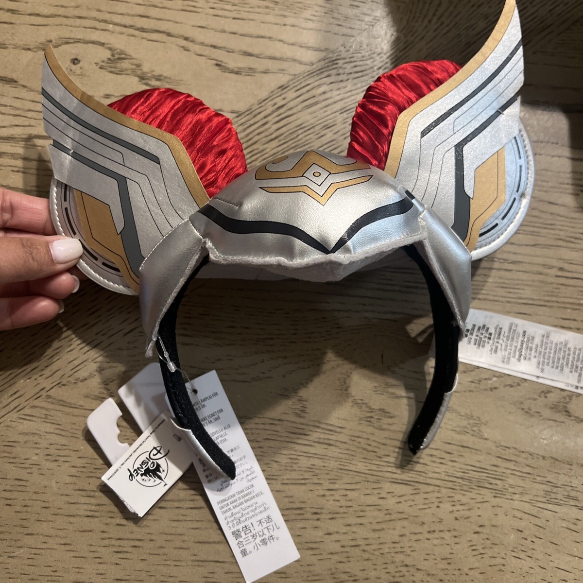 Disney Parks Mighty Thor Mickey Mouse Ears Headband-Thor  display picture 3