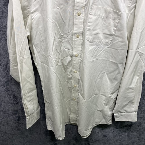 (Lot of 2) LL Bean Shirt Men LT Slightly Fitted Houndstooth + Wrinklefree Beige - Picture 16 of 24