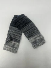 Alpaca Fingerless Mittens - GRAY - Size S/M *New in Bag*