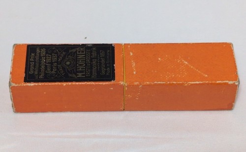 M. Hohner Harmonica The Echo Bell Metal Reeds C w/ Case Germany Vintage - Picture 7 of 9
