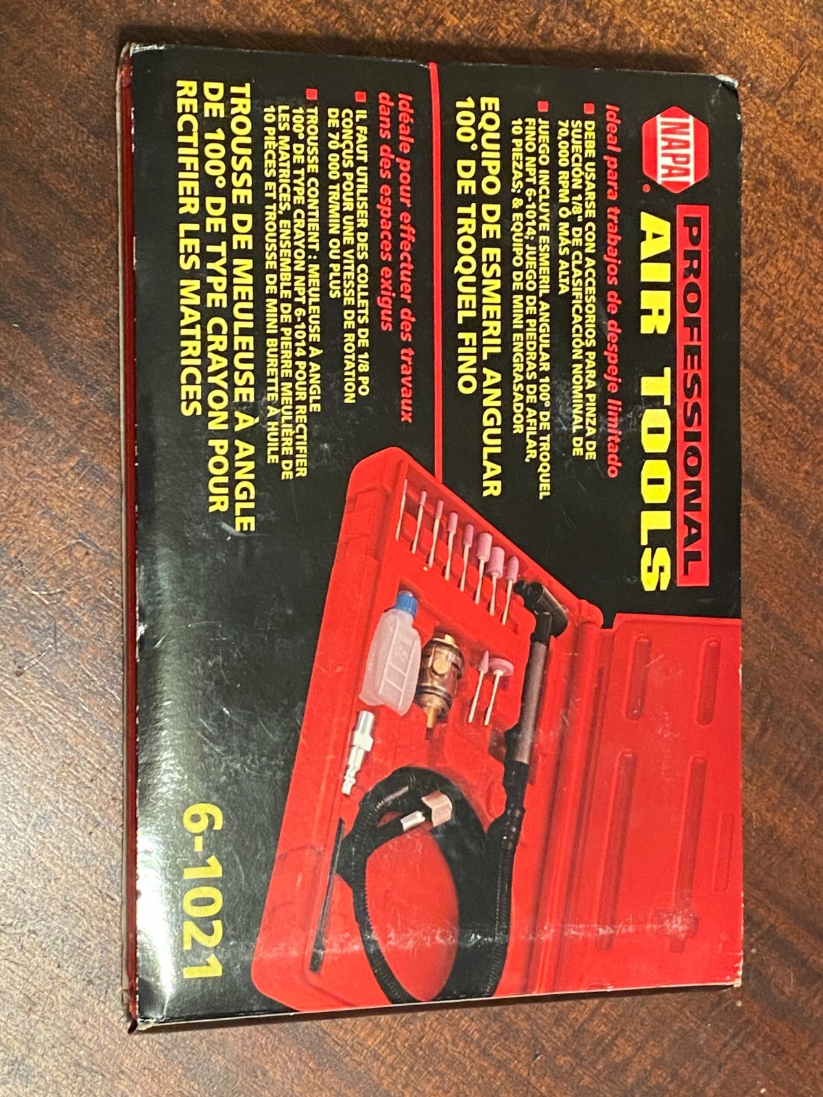 NAPA Professional Air Tools Die Grinder Kit 61021 BNIB eBay