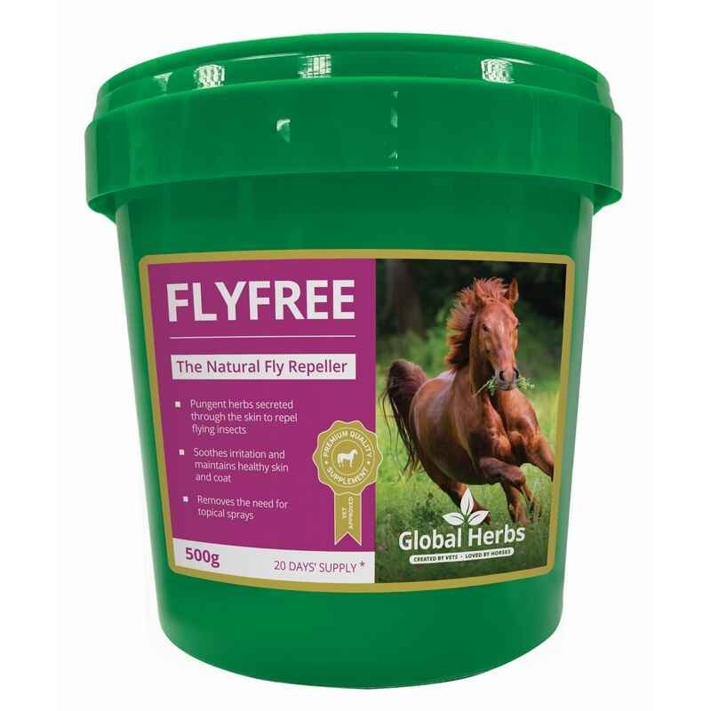 Global Herbs Flyfree 500g Horse / Pony Supplement