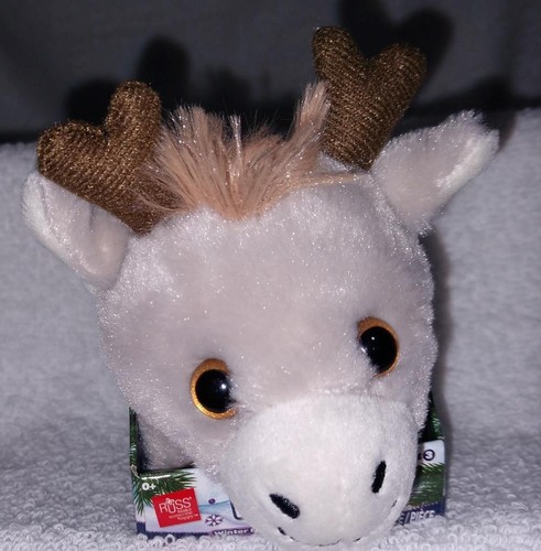Russ Petooties Olive the Caribou Mini Plush 4.25" Winter Friends Series 3 New - 第 1/2 張圖片