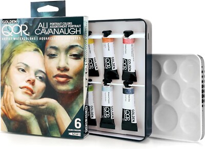 Goldene QoR Künstler Aquarellfarbe Ali Cavanaugh Porträtfarben - 6x5ml Röhren