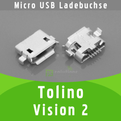   Tolino Vision 2 Micro USB DC Buchse Ladebuchse Strombuchse Anschluss Connector
