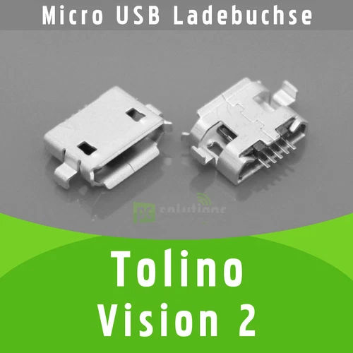 ✅ Tolino Vision 2 Micro USB DC Buchse Ladebuchse Strombuchse Anschluss Connector