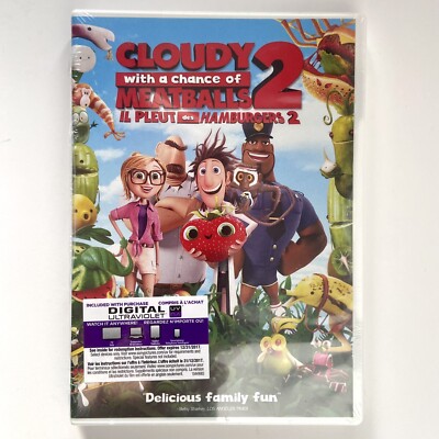 Cloudy 2: Revenge of the Leftovers (DVD, 2014, Canadian)