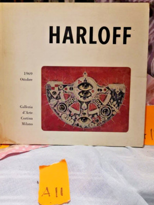 HARLOFF - Kunstgalerie Cortina Milano - 1969 Katalog
