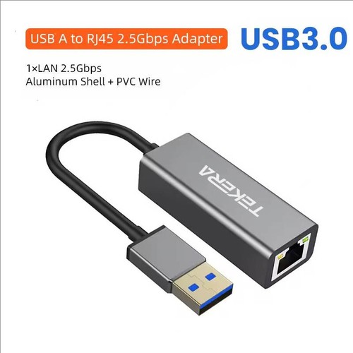 USB 3.0 to Gigabit RJ45 Ethernet LAN Network Adapter 1000Mbps 2.5G For PC Laptop - Picture 12 of 17