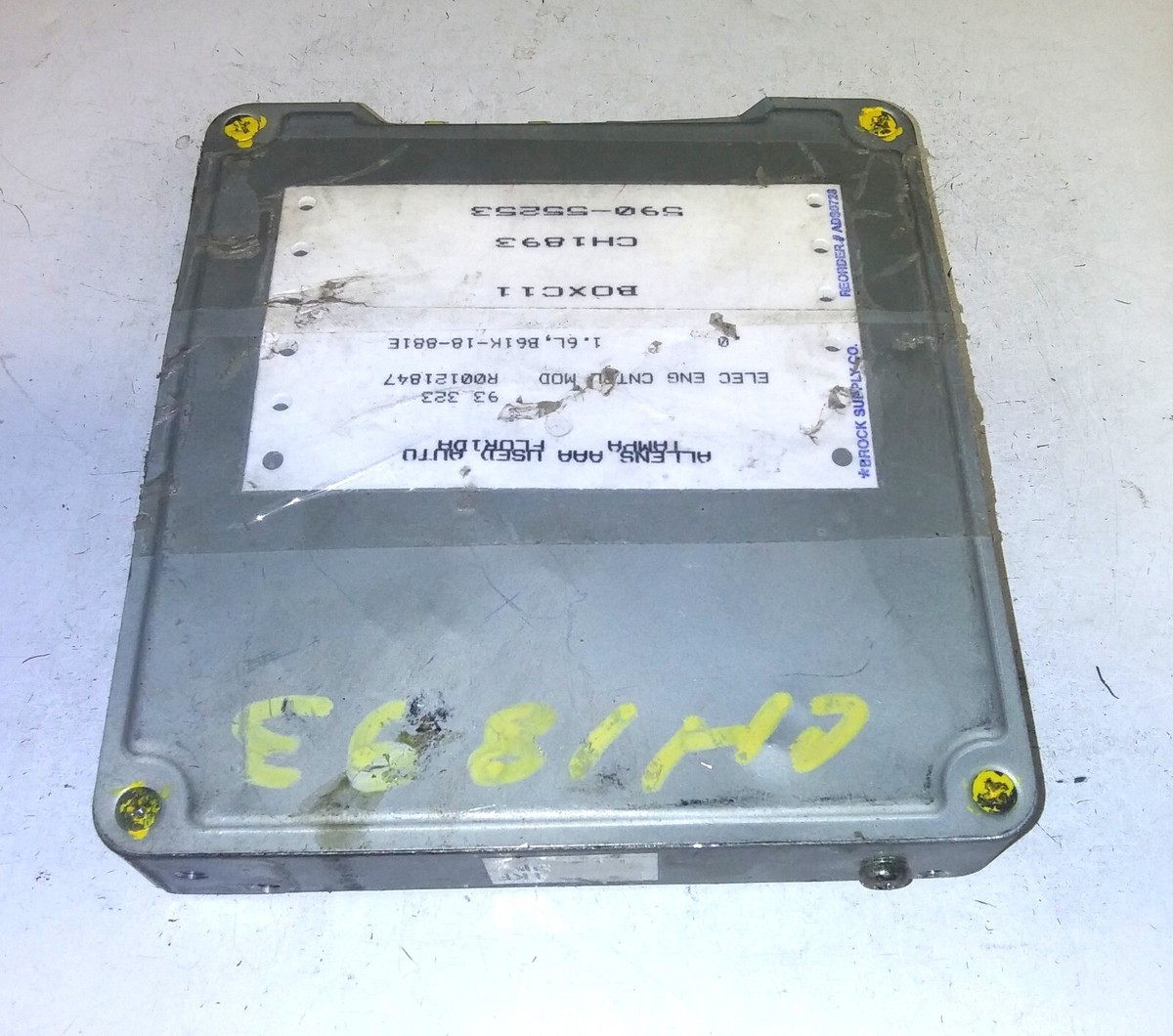 Eページ　63g B61K 18 881E ecm ecu computer 1993 Mazda 323 | eBay