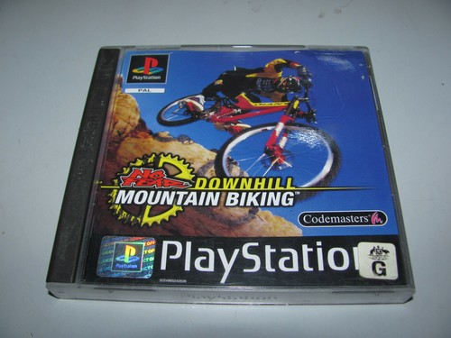 No Fear Downhill Mountain Biking PS1 Game With Manual Tested & Working - Picture 6 of 7
