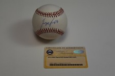 JENRRY MEJIA AUTO'D SIGNED MLB BALL NEW YORK METS STEINER 