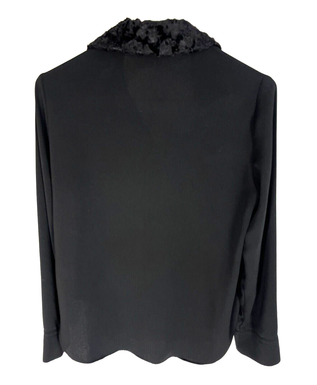 ZARA BASIC COLLECTION Blouse Size Small Black Wit… - image 3