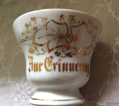 KPM Tasse ''Zur Erinnerung'' ca.  100 Jahre oder älter