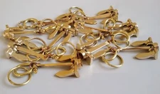 Lot of 10 Brass Anchor Keychains Nautical keychain handcuff keychain Gift Items