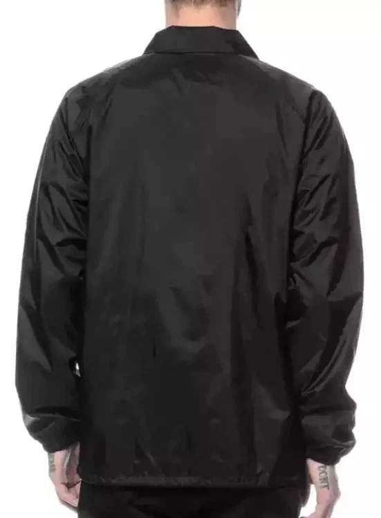 NW Men's Lightweight Waterproof Snap Button Up Windbreaker Coach Jacket all size - Image 2 of 3