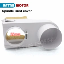 80mm Spindle motor dust cover Vacuum Cleaner Dust Shoe for CNC Router engraver