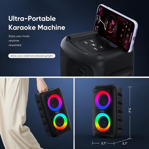 Machine for Adults and Kids Portable Bluetooth Speaker for Birthday Party - Picture 7 of 7