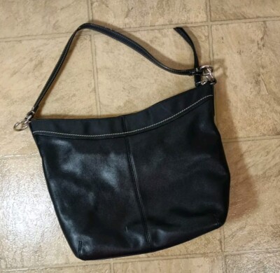 バッグ Coach Small Soho Hobo Shoulder Black Coach Black Leather Y2K Mini Soho Hobo Shoulder Bag Purse #9541 | eBay