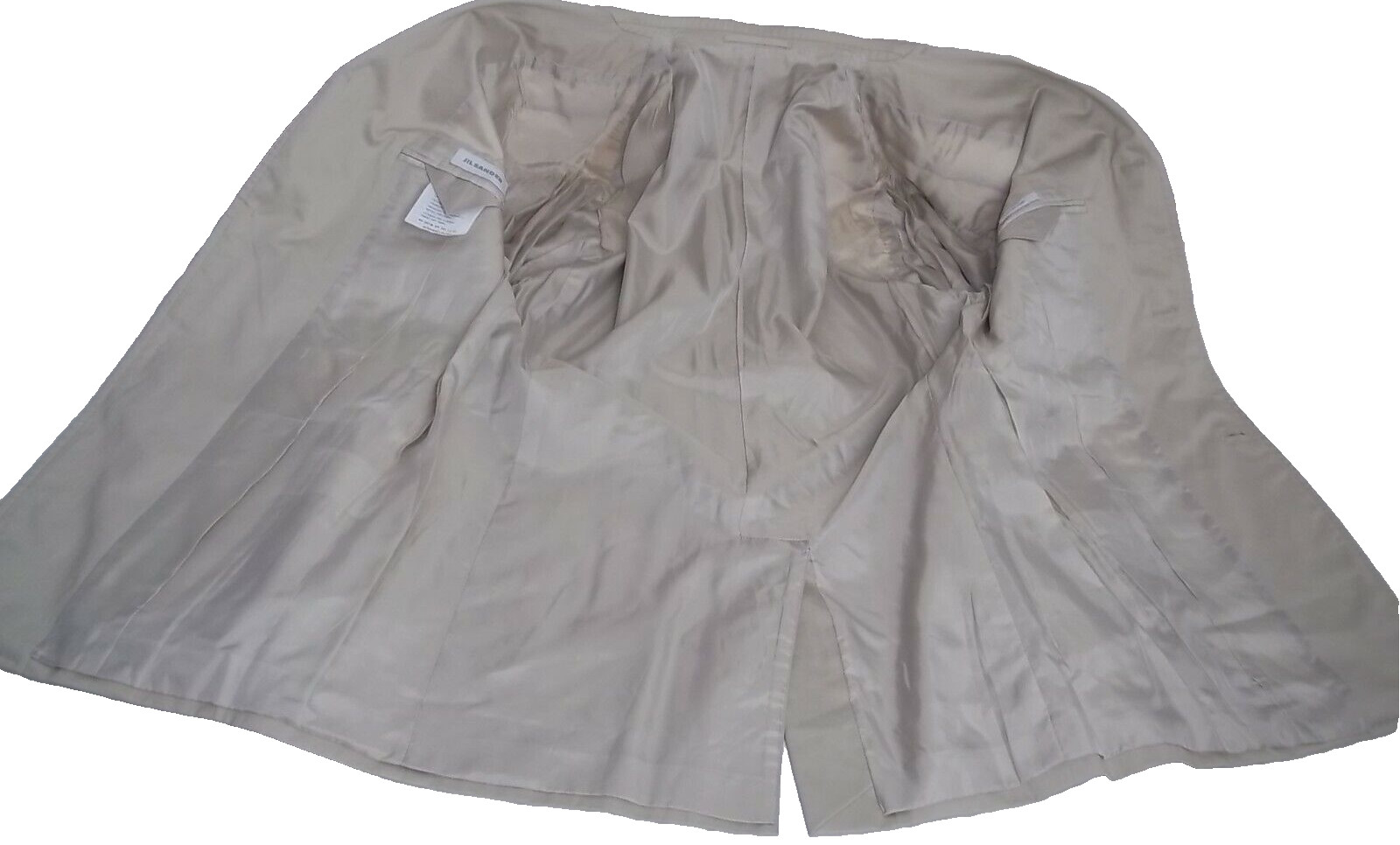 @ Jil Sander Solid Beige 3 Buttons Pick Stitch Co… - image 7