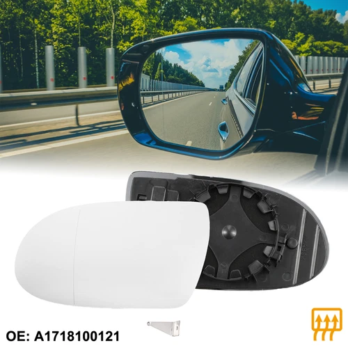 Left Driver Side Heated Mirror Glass for Mercedes-Benz SL500 SL550 SL600 SLK280
