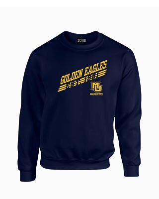 NCAA Unisex Crewneck Sweatshirt - 50/50 Cotton-Poly Blend, 8 Oz., Ribbed Cuffs, Team Fan Apparel