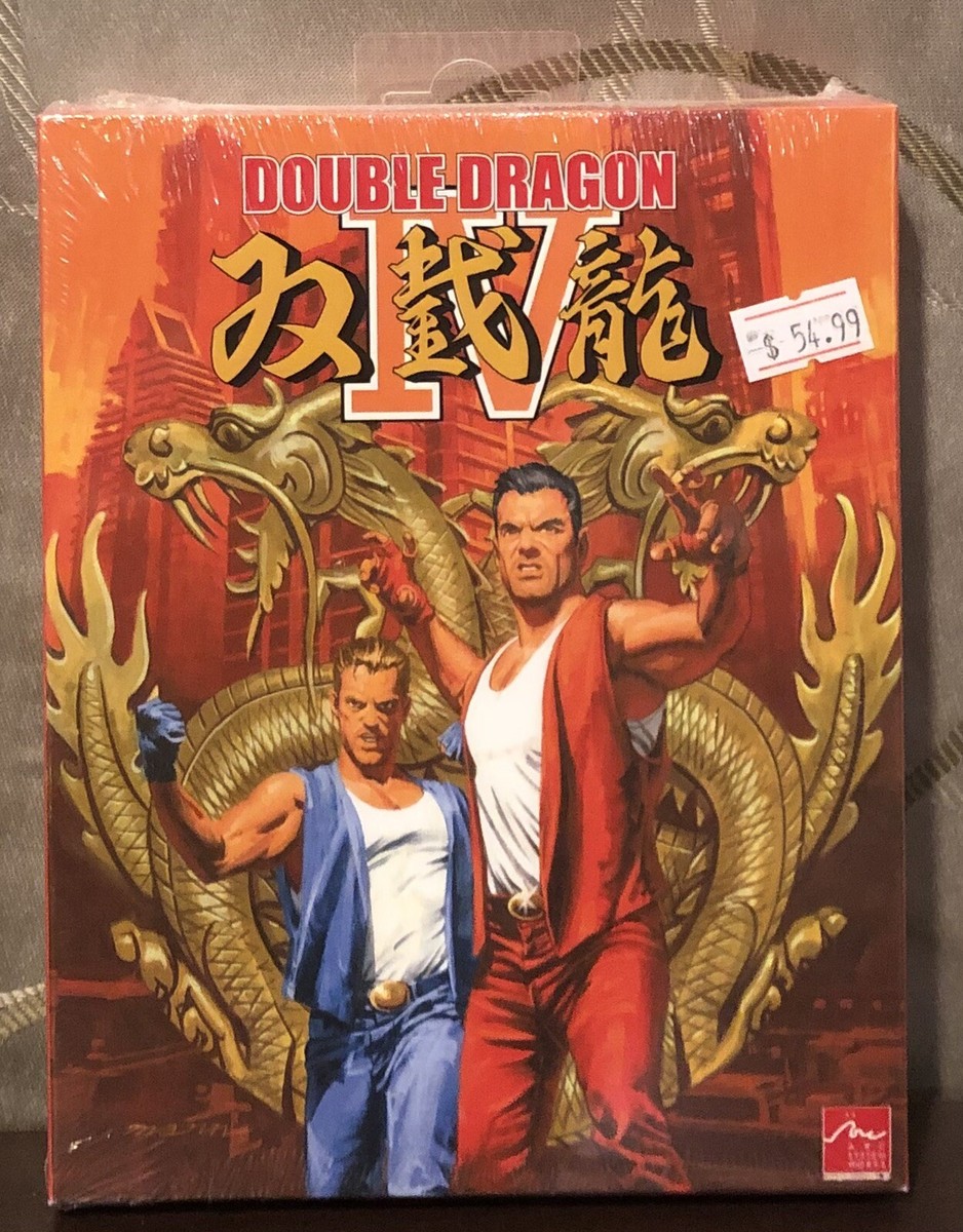 New Double Dragon IV 4 Classic Edition Limited Run Games (LRG) PS4 with  Card