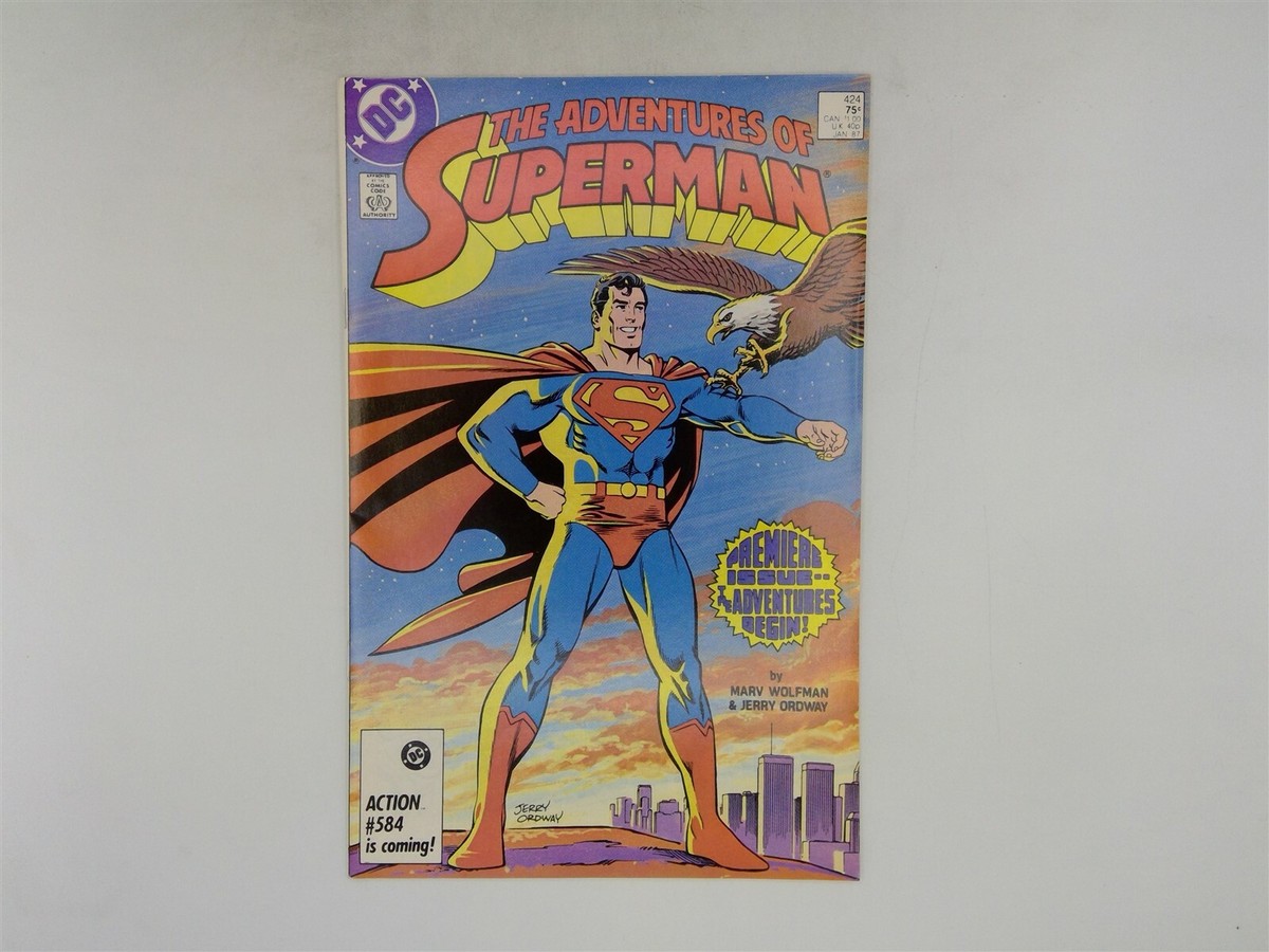 SUPERMAN コミック Adventures of Superman #424 & 425 DC Comics 1987 VF+ | eBay