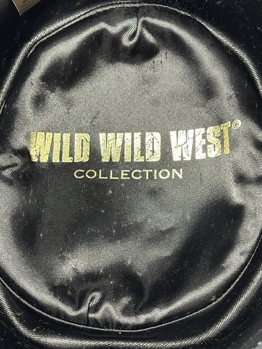 Wild Wild West Warner Brothers James West Cowboy Hat USA Black Wool Vintage 1999 - Picture 9 of 13