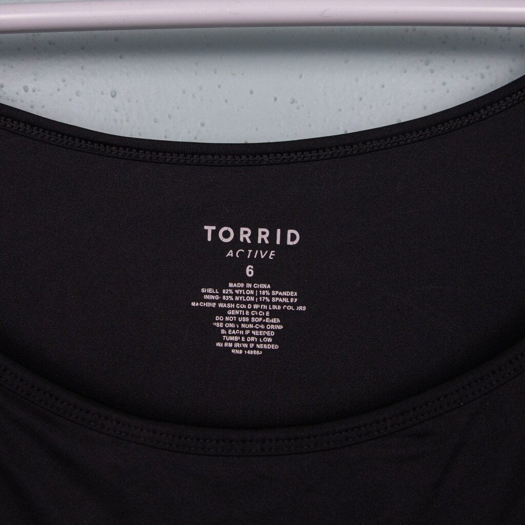 Torrid Performance Core black athletic built in s… - image 4