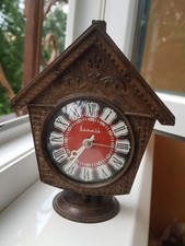 Table Watch Alarm watch Vityaz USSR based on the fairy tale Hut on chicken legs
