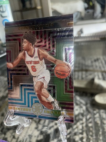 NEW YORK KNICKS 5 CARD LOT - QUICKLEY, GRIMES RC, Barrett, Randle Silver - Picture 3 of 11