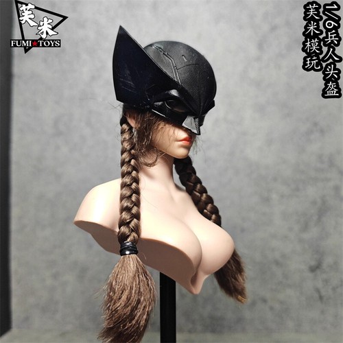 Wolverine Action Figure 1/6 Mask Black Half Face Helmet Headgear Carnival Props - Picture 3 of 8