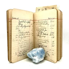 RUTHERFORD, F.W. - Handwritten Cash Book 1914-1917 Farm Ledger