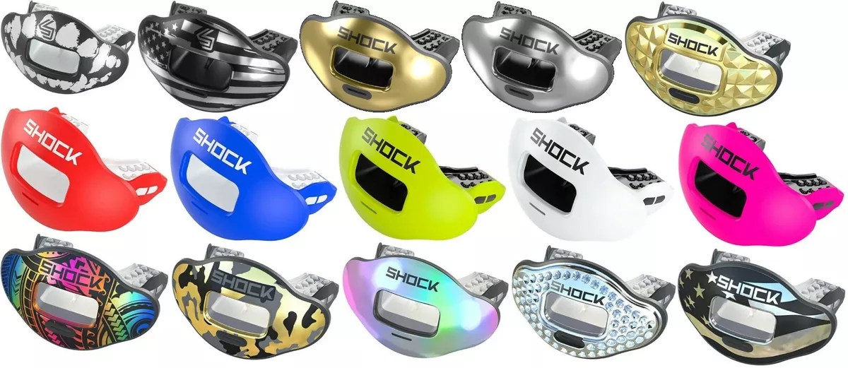 Shock Doctor Max Airflow Lip Guard - Black/Silver