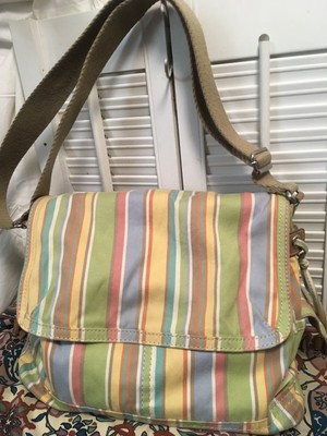 FOSSIL 1954 Multicolor Striped Canvas 