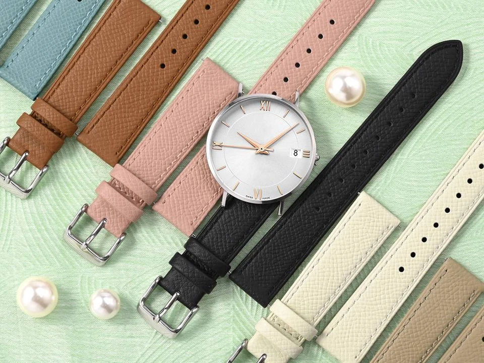 WOCCI Top Grain Leather Watch Band for Women 12mm 14mm 16mm 18mm 20mm Strap - image 2 of 4