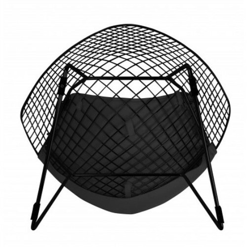 Chair-Bertoia-Diamond-Structure-Painted-Black-Total-Black-Cushion-Black