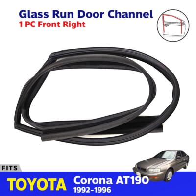 Glass Run Door Channel Front RH Fits Toyota Corona ST190 AT190 Sedan 1992-96 P08