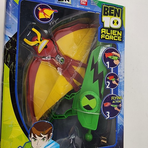 Ben 10 Alien Force JET RAY Action Figure Flying Shooter Bandai 2008 RARE NOS NEW - Picture 5 of 12
