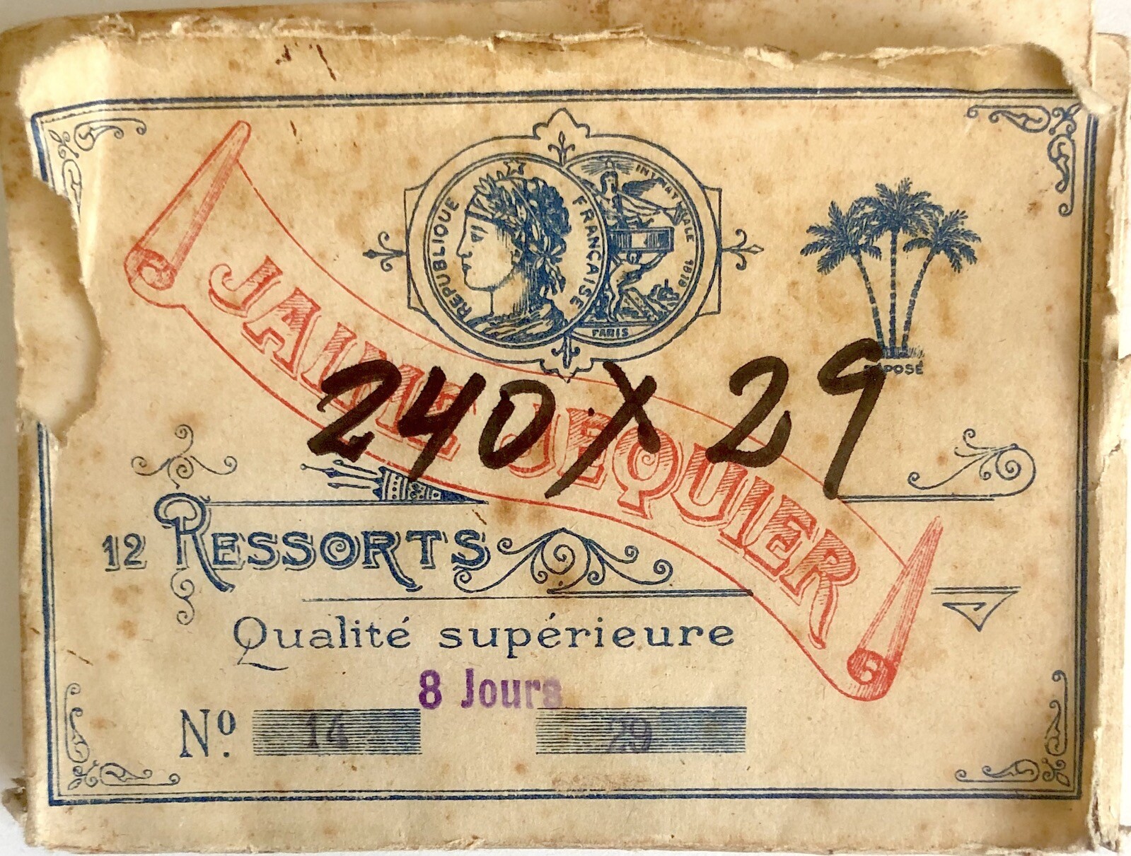 1X Mainspring 240x29 Watch Repair Replacement Part