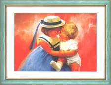 DIY Printed Needlework Sets Cross Stitch Kits Embroidery Kits, Sibling