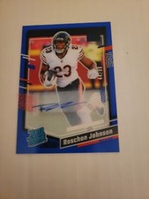2023 Clearly Donruss Clearly Rated Rookie Auto Blue #80 Roschon Johnson 44/99