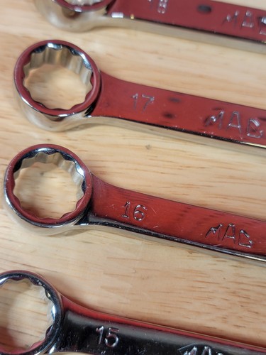 MAC Tools 8-Piece Stubby Short Metric 12-19mm Combination Wrench Set 12-Point - Picture 10 of 24