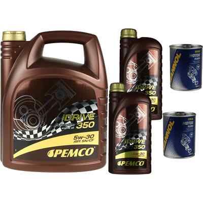 7L Motoröl PEMCO iDRIVE 300 5W-30 2x MANNOL Motor Flush ADDITIV