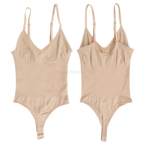 Women Shapewear Bodysuit Tummy Control Body Shaper Sculpting Snatched Waist Cami - Picture 11 of 48