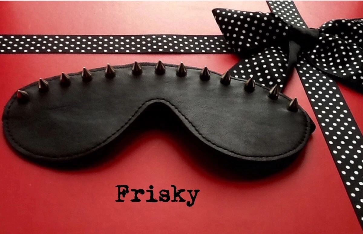 leather blindfold eye mask bondage kit restraint fetish HIGH QUALITY | eBay